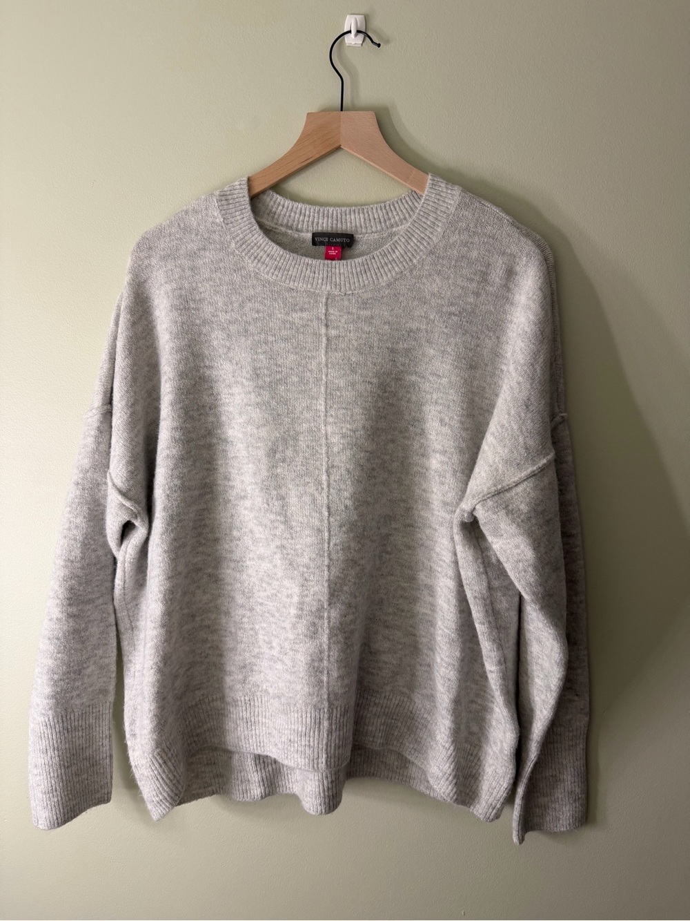 Vince Camuto Heather Gray Crewneck Sweater